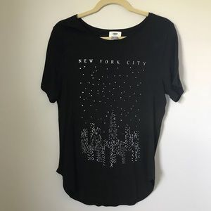 Black NYC t shirt